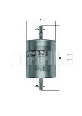 Comprar KL409 Mahle Original Filtro diesel