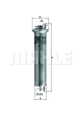 Filtro de gasoil Mahle Original KL96