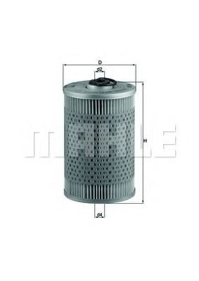 Filtro de combustible KX36D Mahle Original