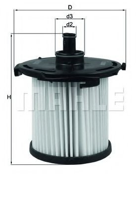 Filtro combustible Mahle Original KX387D precio, desde 19,49 EUR