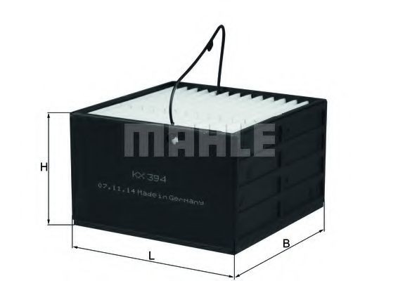KX394 Mahle Original Filtro de gasolina