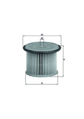 Filtro combustible Mahle Original KX631 precio, desde 6,06 EUR
