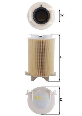El filtro de aire Mahle Original LX1566 precio, desde 12,75 EUR