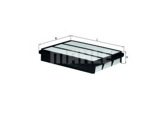 LX1700 Mahle Original Filtro de aire de motor