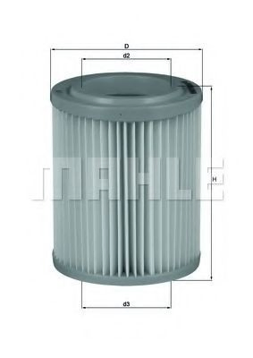 El filtro de aire Mahle Original LX1768 precio, desde 4,90 EUR