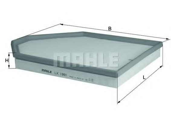 El filtro de aire Mahle Original LX1991 precio, desde 14,54 EUR