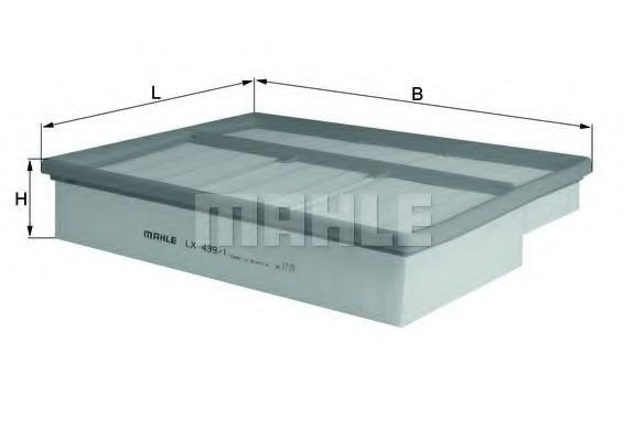Comprar LX4391 Mahle Original Filtro de aire