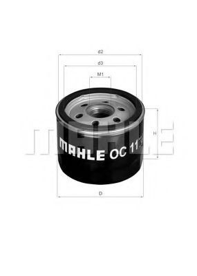 Filtro de aceite Mahle Original OC11 precio, desde 5,15 EUR