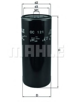 Filtro de aceite Mahle Original OC121 precio, desde 13,71 EUR