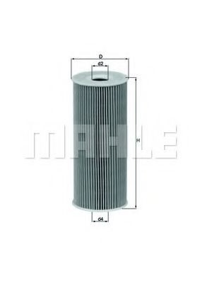 Filtro de aceite motor Mahle Original OX143D