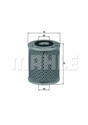 Filtro de aceite OX15D Mahle Original