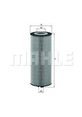 Filtro de aceite motor Mahle Original OX174D