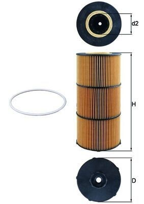 Filtro de aceite Mahle Original OX832D precio, desde 24,98 EUR