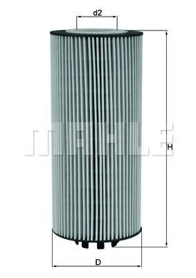 OX987D Mahle Original Filtro aceite