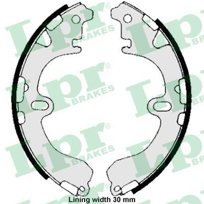 Zapatas de freno de tambor traseras LPR 05810 precio, desde 27,35 EUR