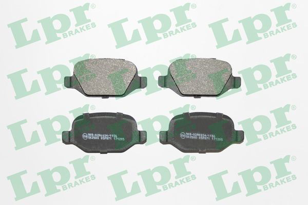 Comprar 05P871 LPR Pastillas de freno traseras