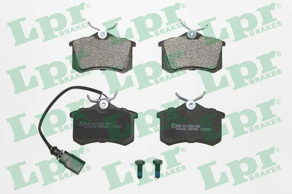 05P980 LPR Pastillas freno traseras