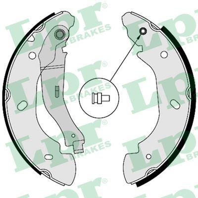 Zapatas de freno de tambor traseras LPR 08580 precio, desde 33,19 EUR