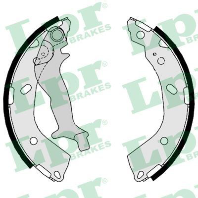 Zapatas de freno de tambor traseras LPR 08760 precio, desde 29,47 EUR