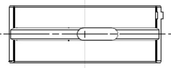 001HL21956025 Mahle Original Juego de cojinetes de cigüeñal, cota de reparación (+0,25 mm)