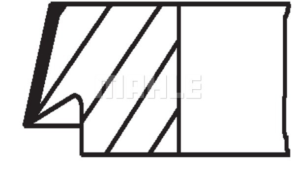Comprar 44815N0 Mahle Original Aros de pistón para 1 cilindro, STD