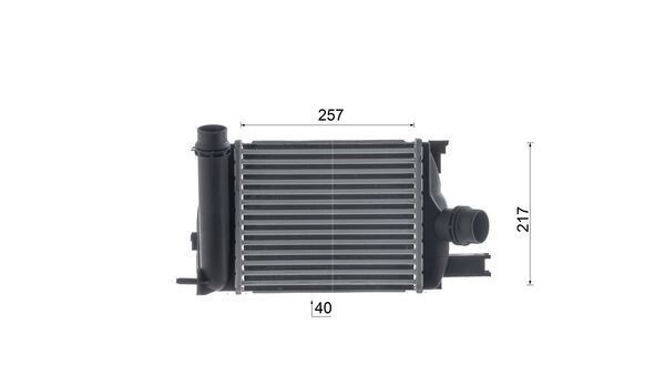 Intercooler CI661000S Mahle Original