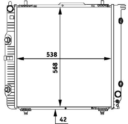 Comprar CR285000P Mahle Original Radiador de auto