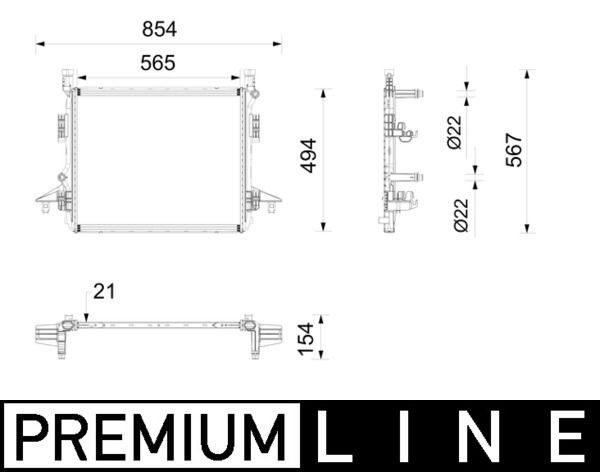 CRE10000P Mahle Original