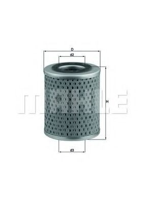 Filtro de combustible MAHLE KX25