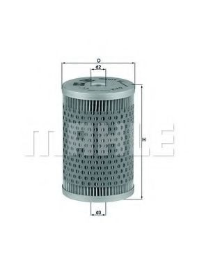 Filtro de combustible MAHLE KX9