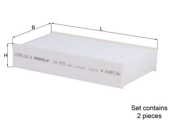 Comprar LA873S Mahle Original Filtro de aire del habitáculo