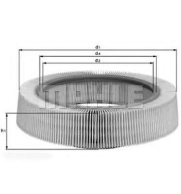 LX235 Mahle Original Filtro de aire de motor