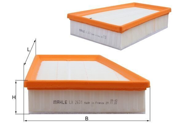 LX239 Mahle Original Filtro de aire de motor