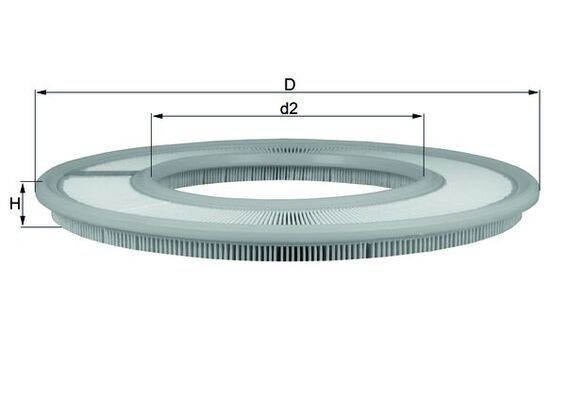 El filtro de aire Mahle Original LX91 precio, desde 11,56 EUR