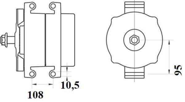 MG148 Mahle Original Alternador de coche
