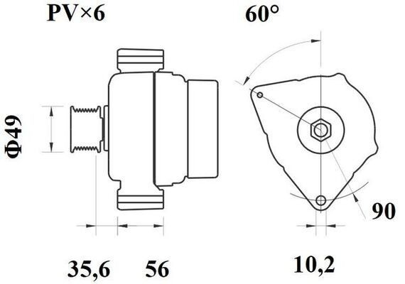 Alternador del motor Mahle Original MG19 precio, desde 193,93 EUR