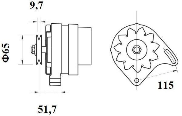 MG21 Mahle Original Alternador de coche