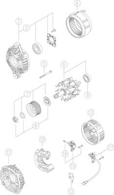 Alternador del motor Mahle Original MG37 precio, desde 323,48 EUR