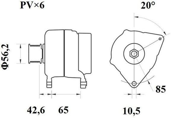 Alternador CA614IR HELLA