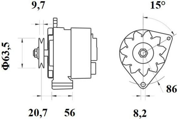 Alternador del motor Mahle Original MG401 precio, desde 152,44 EUR