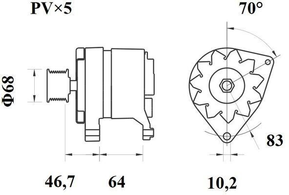 Comprar MG49 Mahle Original Dynamo