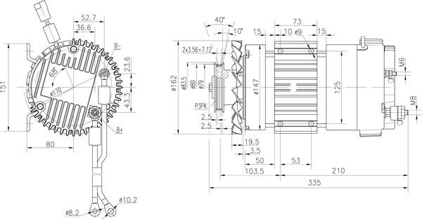 MM340 Mahle Original Inducido del motor de arranque