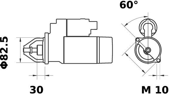 MS127 Mahle Original Arranque motores