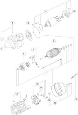 MS317 Mahle Original Arranque motores