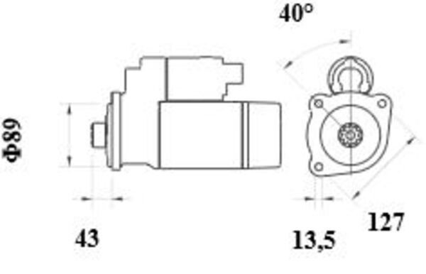 MS939 Mahle Original Arranque motores