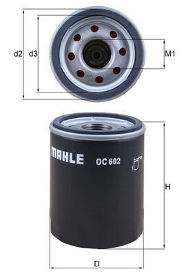 Comprar OC602 Mahle Original Filtros de aceite