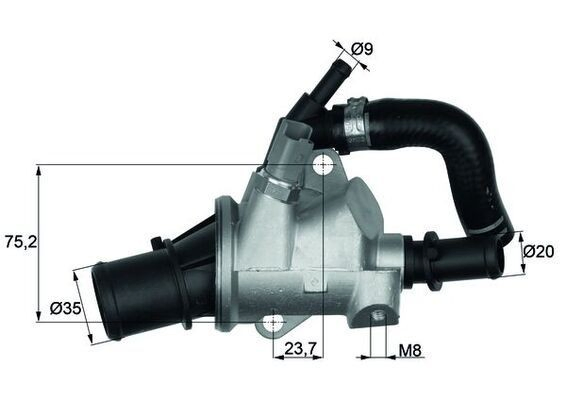 Precio del repuesto Caja termostato Stilo  hatchback