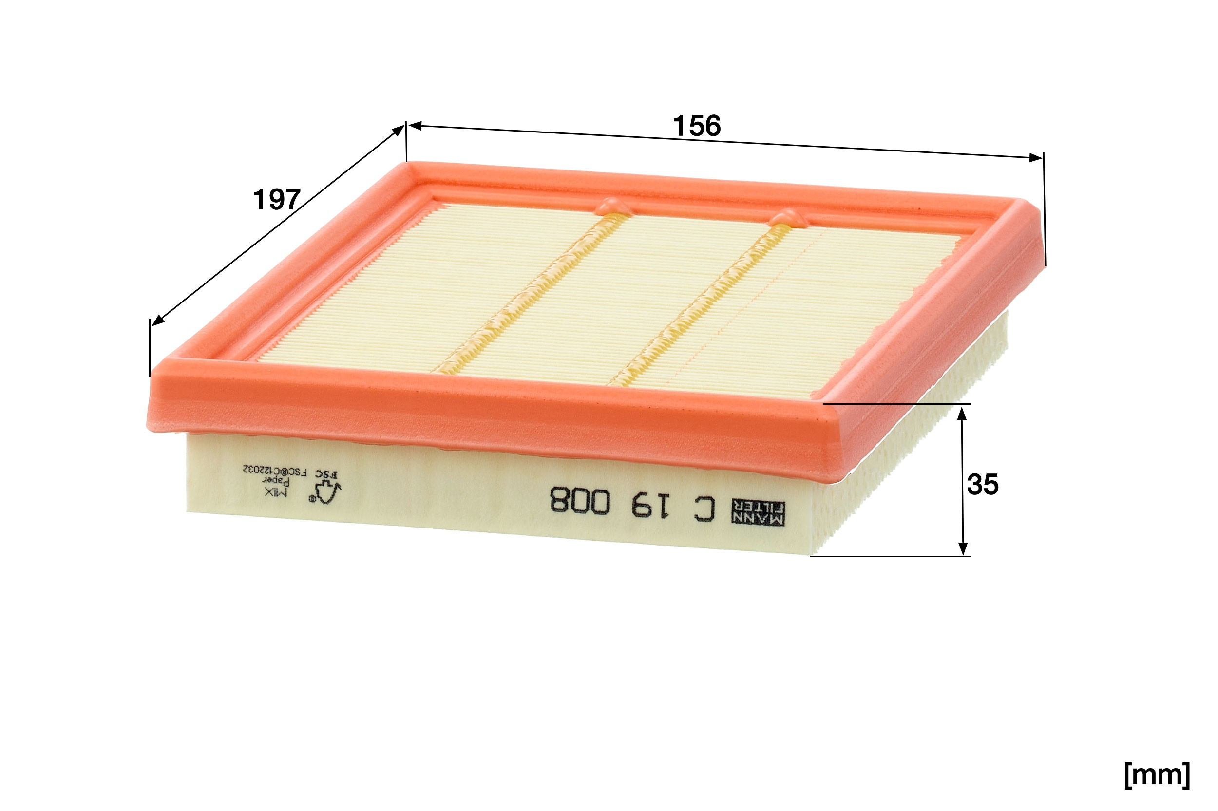 El filtro de aire Renault (RVI) 165460392R precio, desde 10,69 EUR