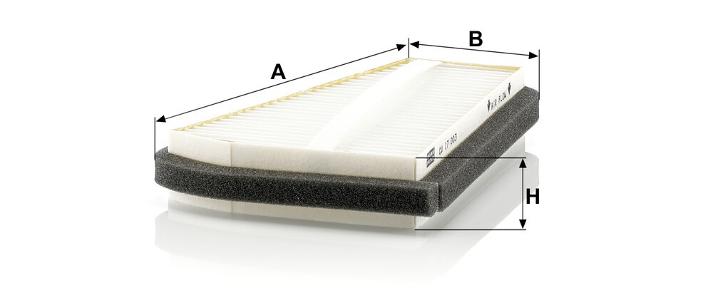 Comprar CU17003 Mann-Filter Filtro de aire del habitáculo