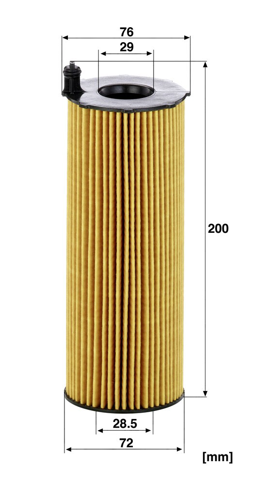 HU7016X Mann-Filter Filtro aceite